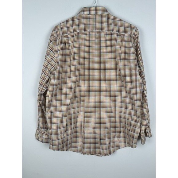 Harold Powell Shirt Mens Large Plaid‎ Preppy Business Casual - Picture 4 of 5